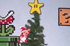 『マリオ』『ゼルダ』『パックマン』などゲームを題材としたクリスマスツリー 画像
