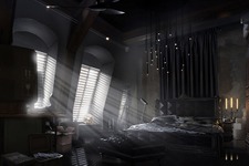 『Deus Ex: Mankind Divided』の室内描くサイバールネサンス風アートワーク 画像