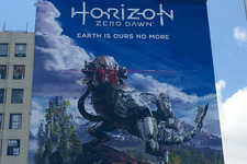 LAに『Horizon Zero Dawn』の巨大ポスターが登場！―E3 2016への期待高まる 画像