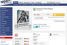 海外小売店に未発表タイトル『Assassin's Creed: Empire』が掲載 画像