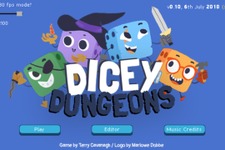 『Super Hexagon』タッグの新作カジュアルローグライク『Dicey Dungeons』プレイレポ…サイコロ振って奥地を目指せ 画像
