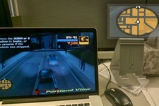 Google Glassで『Grand Theft Auto 3』のミニマップをリアルタイム表示するアプリが登場 画像