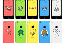 『ポケモン』版iPhone 5cが登場!?　カラフルな本体カラーとマッチしたファンアート 画像