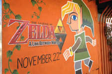 『ゼルダの伝説 神々のトライフォース2』に登場する“壁画リンク”がゲームショップの壁に登場 画像