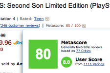 北米Amazonのゲーム商品ページにてレビュー集積サイトMetacriticの平均点「メタスコア」表示が追加へ 画像