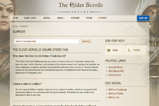 噂: PS4/Xbox One版『The Elder Scrolls Online』が6ヶ月の発売延期か、公式FAQに一時情報が記載 画像