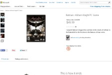 Microsoftストアに未発表の『Batman: Arkham Knight』の発売日が掲載、リリースは2月24日に？ 画像