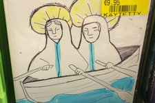 本日の一枚 『聖者のボート漕ぎ？タイトルを履き違えたSaints Row 2の手書きパッケージ』 画像