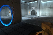『Portal』即死スピードラン、0.84～0.85秒の戦いへ―コップに乗るとなぜかスピードが上がってラジオにぶつかる暗黒ピタゴラスイッチ 画像