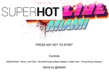 ファンメイドの融合作『SUPERHOTline Miami』公開中、ブラウザ上で無料プレイ可能 画像