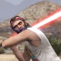 『GTA V』で「スター・ウォーズ」を再現―トレバーとマイケルがライトセーバーで大喧嘩！