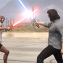 『GTA V』で「スター・ウォーズ」を再現―トレバーとマイケルがライトセーバーで大喧嘩！
