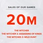 『The Witcher』シリーズ累計販売本数2000万本到達―販売形態による収益差も判明