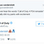 IWが『CoD4』のリマスターを示唆？『CoD』公式Twitterは2014年のファンのコメントに返信