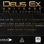 新プロジェクトも！？『Deus Ex』公式チャンネルがプレE3放送