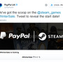 Steamウィンターセールの開始日が確定！―PayPal英国公式Twitterが告知