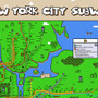とってもキュートな『スーパーマリオワールド』16bit風、ニューヨーク地下鉄マップ