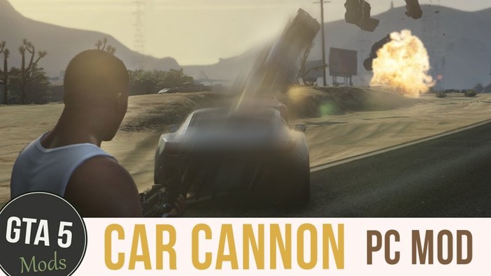 PC版『GTA V』で車を弾丸発射するカオスな武器Mod、プレイ映像も多数