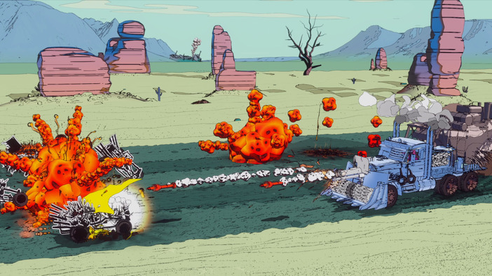 石油を採掘しながら武装トラックで荒野を駆ける！終末ローグライクサバイバル『Dead Oil』10月18日より配信へ