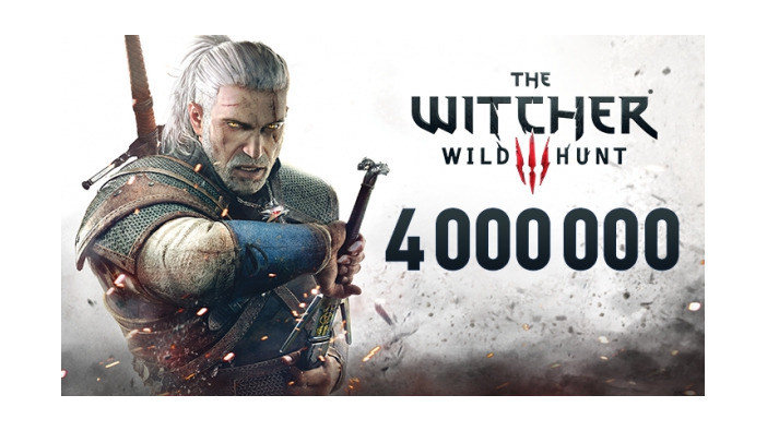 『The Witcher 3』発売から2週間で400万本のセールス達成！