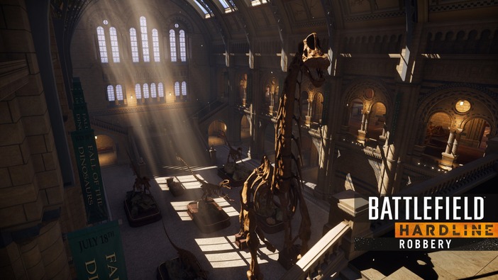 『Battlefield Hardline』第2弾DLC「Robbery」の新マップMuseumがお披露目―初の完全室内戦