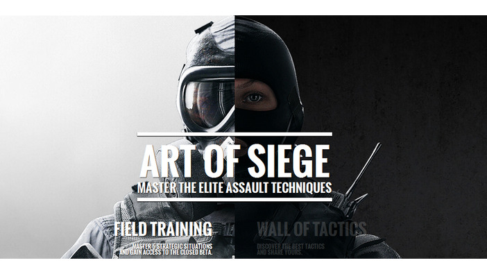 『Rainbow Six Siege』の訓練ページ「Art of Siege」がオープン―選択が任務の成否を決める！
