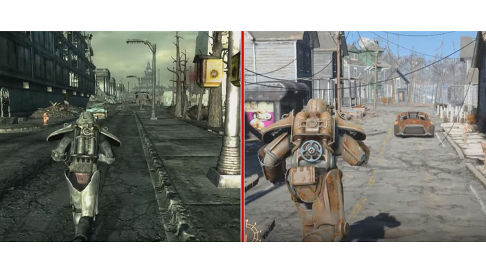 7年間で遂げた様々な進化…海外メディアによる『Fallout 4』と『3』の比較映像