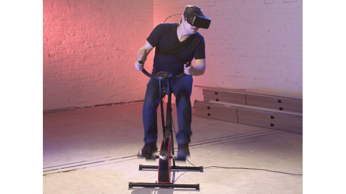 VR用フィットネスバイク「VirZOOM」が海外で予約受付中―PC/PS4に対応