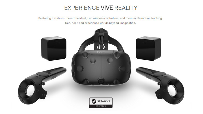 HTC、VRデバイス「Vive」を国内向けにも発表―VRタイトル2作品も同梱