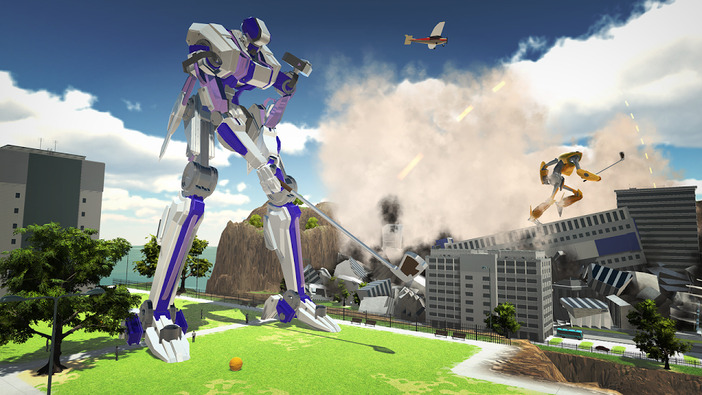 ハチャメチャ巨大ロボゴルフ！ PS4『100ft Robot Golf』プレイ映像