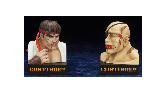 『ストII』負け顔がフィギュア化！「CONTINUE」するかは貴方次第