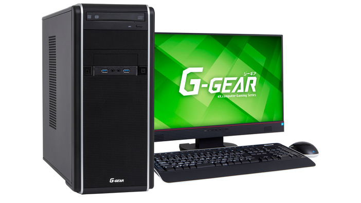G-GEARよりGeForce GTX 1060を搭載したゲーミングPCが7月19日に発売