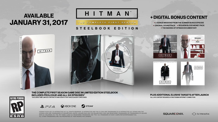 新生『HITMAN』のディスク版海外発売日が決定！