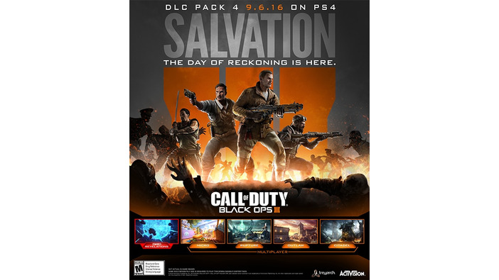 『CoD ブラックオプスIII』PS4向け第4弾DLC「Salvation」が国内で9月7日配信！