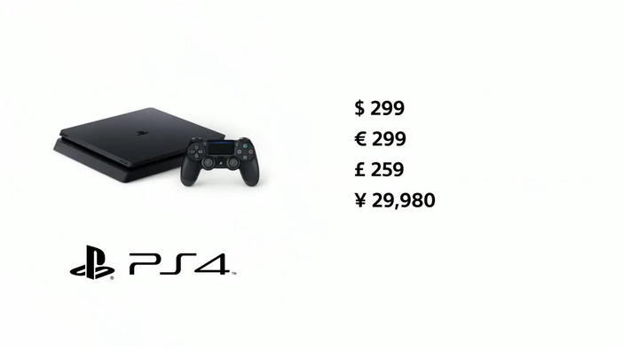 PlayStation 4のスリム型新モデルが発表！―299ドル/29,980円で9月発売