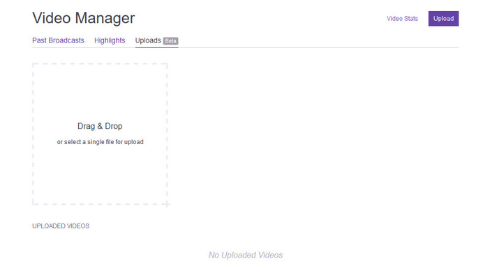 「Twitch」に映像ファイルアップロード機能が搭載、ベータテストが開始