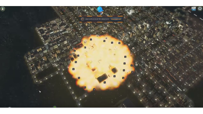 『Cities Skylines』災害拡張「Natural Disasters」ゲームプレイ―隕石が降ってくる！