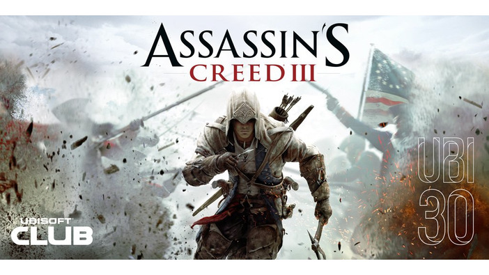 Ubisoft30周年記念PC向け無料配信ラストは『Assassin's Creed III』に決定！海外発表