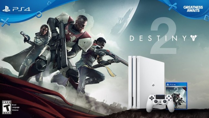 『Destiny 2』とPS4 Proの限定バンドルが海外発表！―1TB HDD搭載グレイシャー・ホワイト