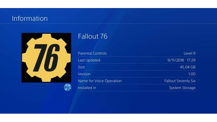 海外PS4版『Fallout 76』Day1アップデート容量は51GBと判明―海外メディア報道