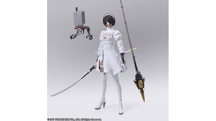 『NieR:Automata』新カラーリングの「2B」がブリングアーツに登場！組み合わせ可能な「ウェポンコレクション 」も公開