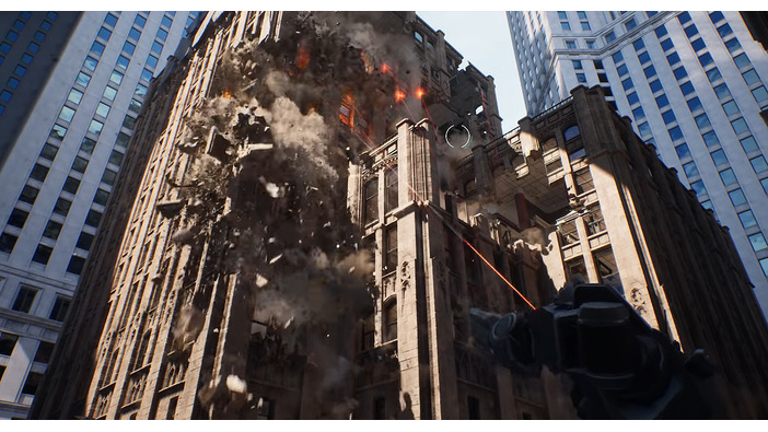 大迫力の破壊表現を披露するUnreal Engine技術デモ映像！ リアルタイムに降り注ぐ大量の破片