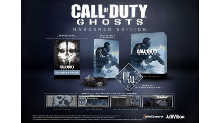 『CoD: Ghosts』特典付きパック「Hardened Edition」「Prestige Edition」画像がリーク