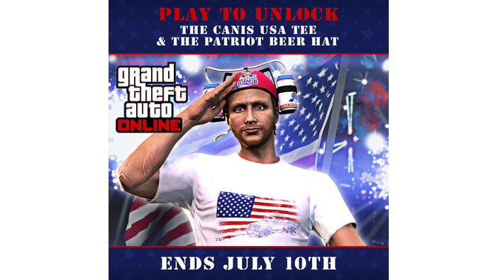 『GTAオンライン』独立記念日ウィークがスタート！「Patriot」ビールハットを手に入れよう