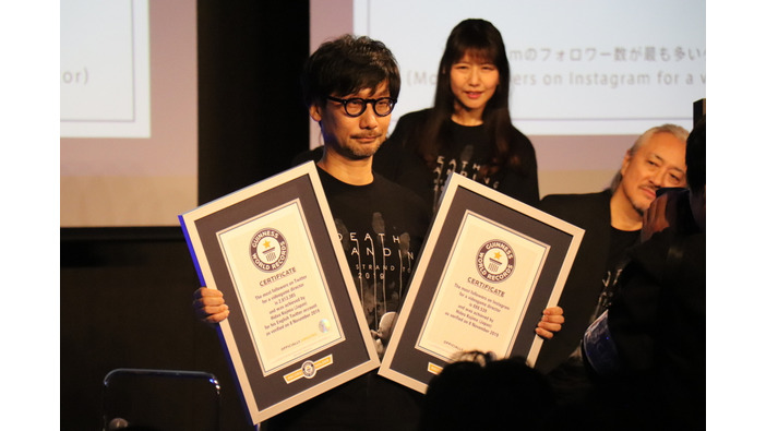 小島監督、ギネス世界記録認定！「Twitterのフォロワー数が最も多いゲームディレクター」含む2つ