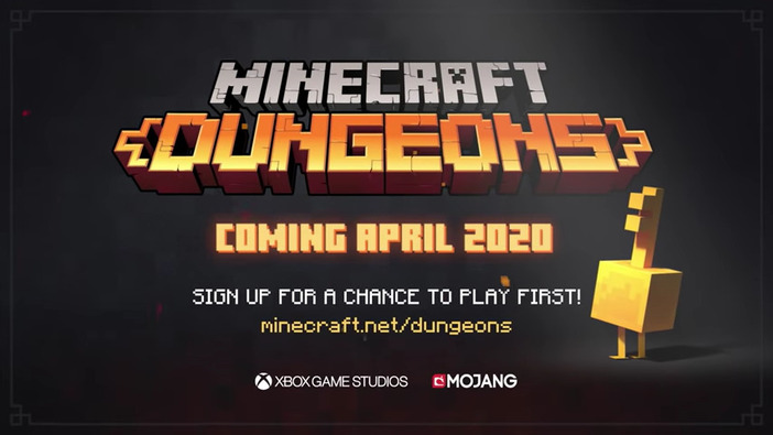 『Minecraft Dungeons』2020年4月に発売決定！【X019】