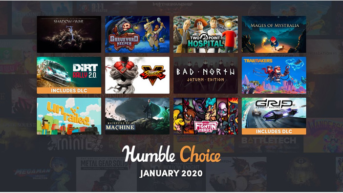 「Humble Choice」2020年1月分のラインナップが発表！『ストV』や『Graveyard Keeper』など