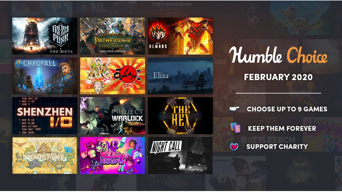 『大神 絶景版』や『Frostpunk』など「Humble Choice」2020年2月分のラインナップが発表！