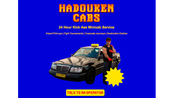PS4のバイラル映像に“波動拳タクシー”なる謎のタクシー会社が起用される