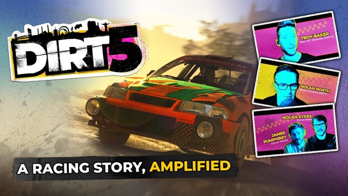 オフロードレースシリーズ最新作『DiRT 5』海外10月9日発売―ストーリーの重要人物役トロイ・ベイカーとノーラン・ノース出演トレイラー